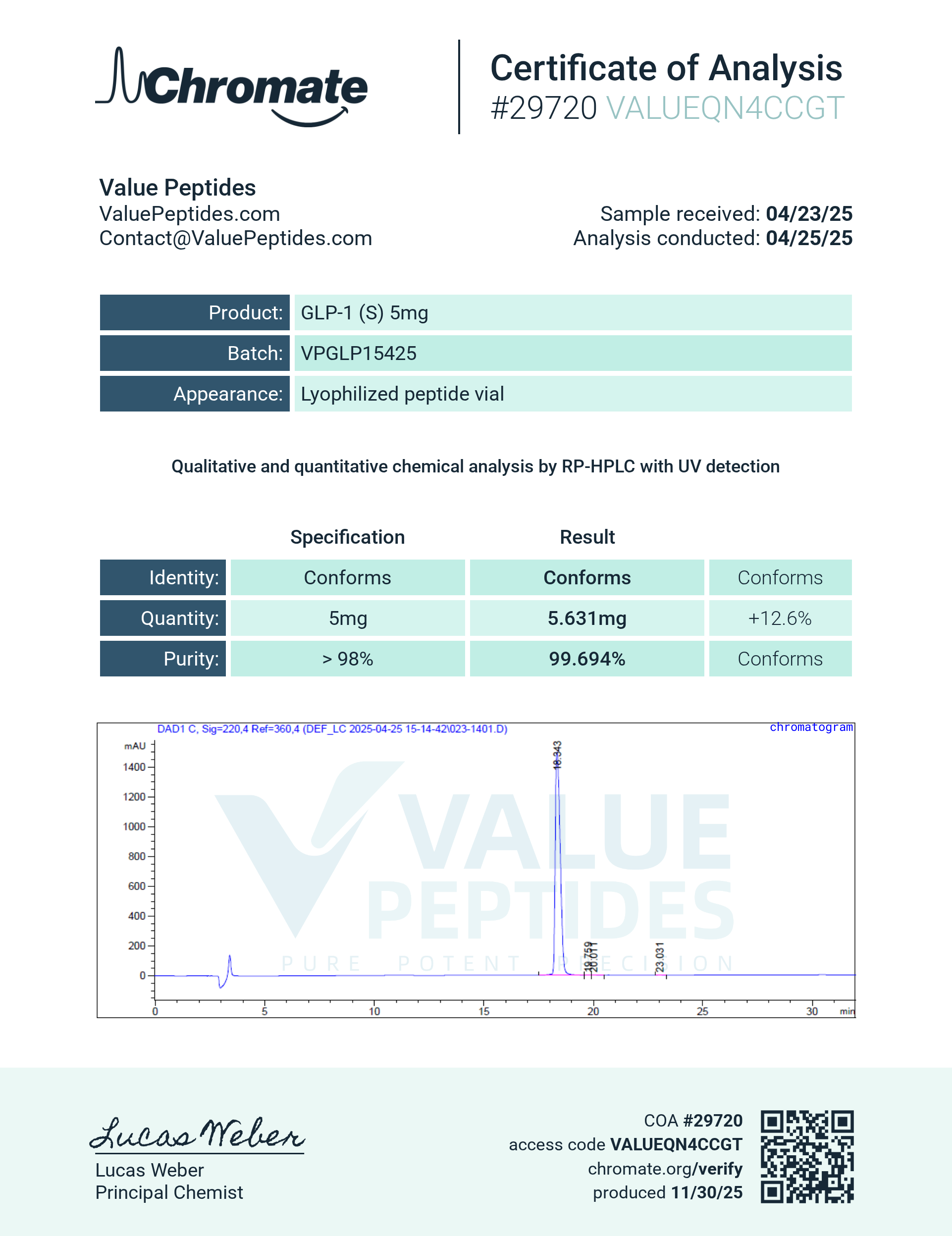 PEPTIDE 1 (S) 5mg - Image 5