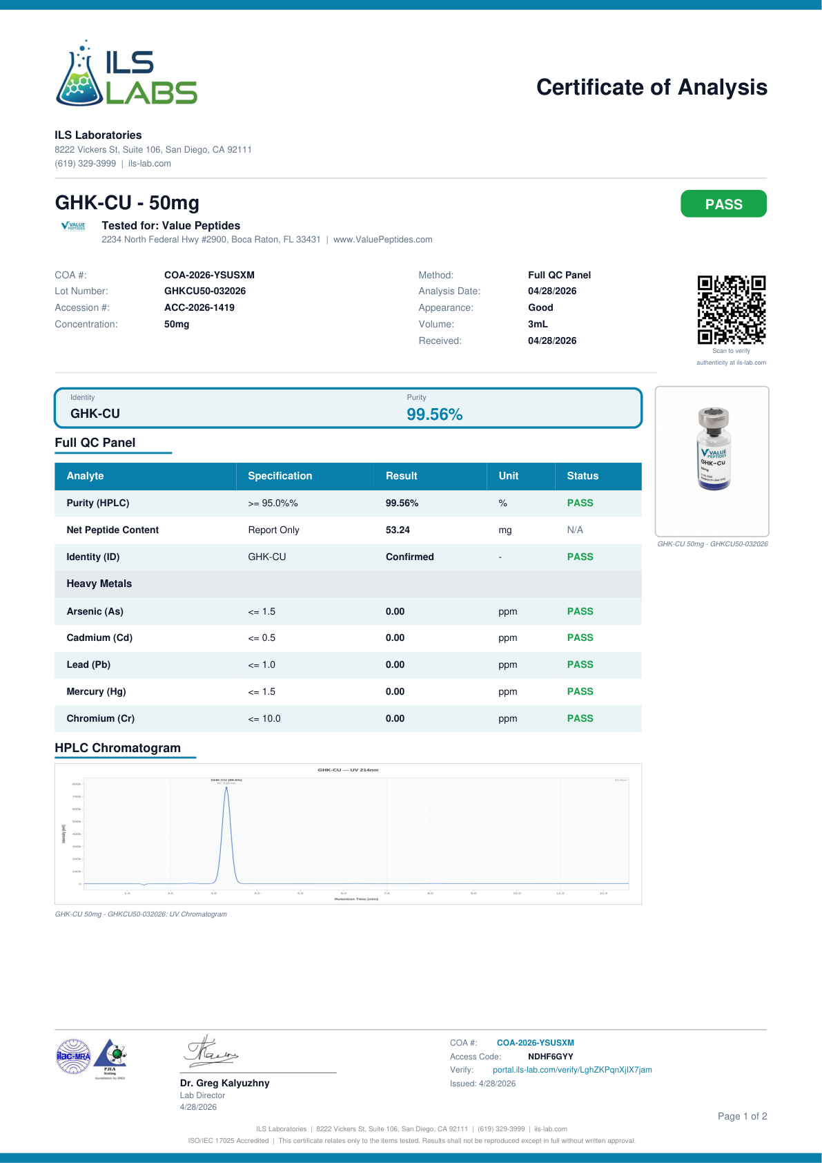 GHK-CU 50mg - Image 2