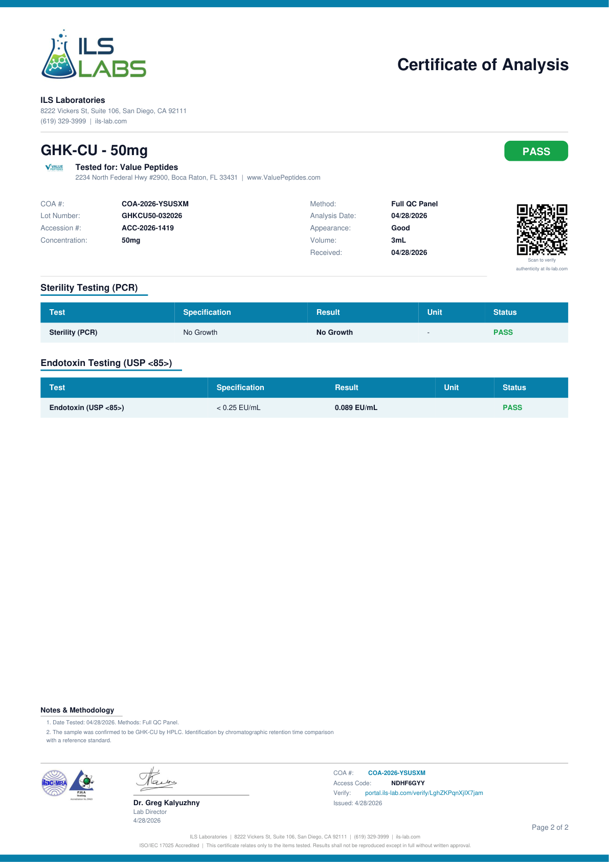 GHK-CU 50mg - Image 3