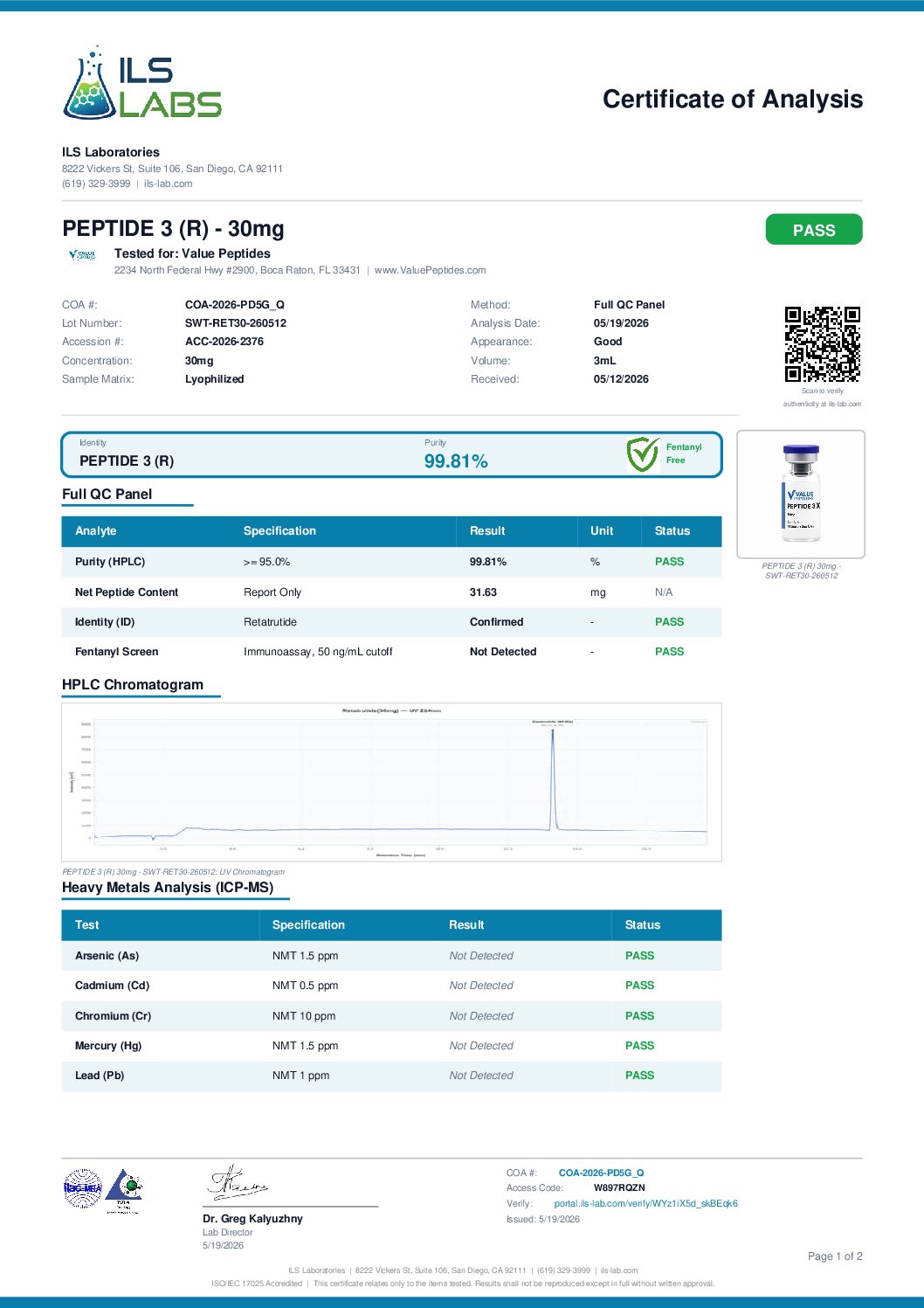PEPTIDE 3 (R) 30mg - Image 2