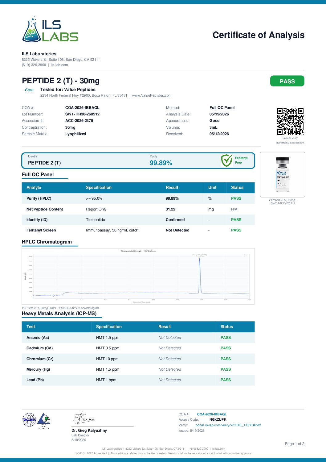 PEPTIDE 2 (T) 30mg - Image 2